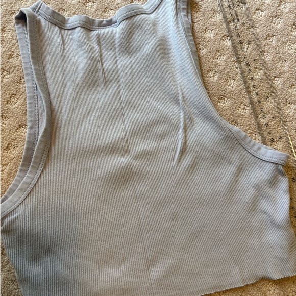 TNA Ribbed Cropped Racer Back Tank - Picture 3 of 3